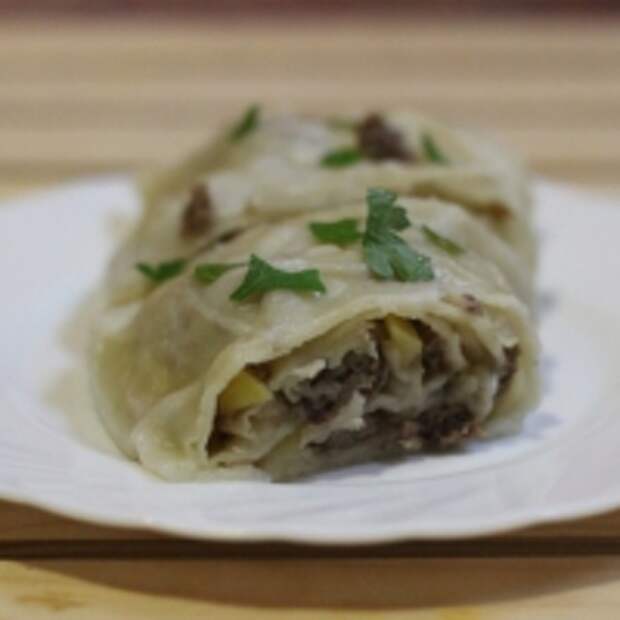 Нажмите, чтобы увеличить Классический ханум с картошкой и мясом шаг 8
