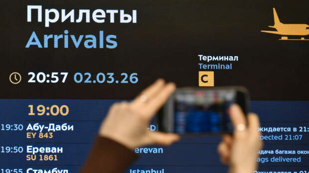 Первый рейс из ОАЭ после приостановки полетов прибыл в Москву