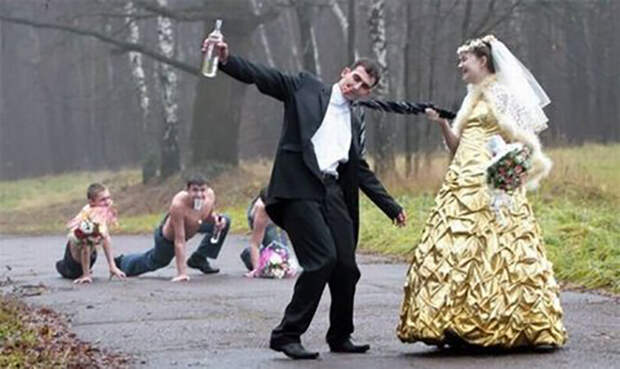 15 свадебных приколов, над которыми можно от души посмеяться
