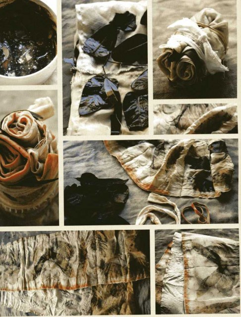 "Eco print" -книга про окраску ткани растениями