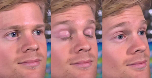 Почему мы не замечаем собственное моргание