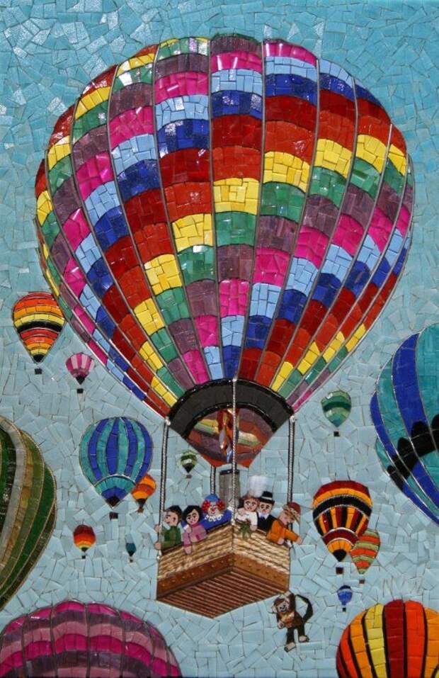 Luchtballonen -Simply incredible mosaic work  <a href=