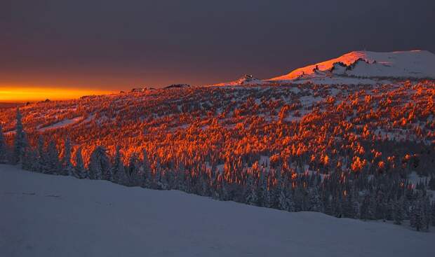 Малиновый вечер на горе Зелёной