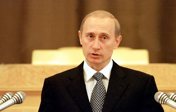 Владимир Путин во время оглашения послания