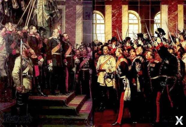 Коронация первого кайзера Германии