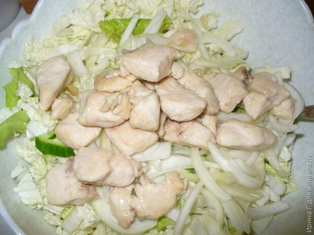 теплый салат с курицей и овощами рецепт теплый салат с курицей и овощами рецепт