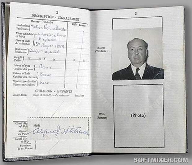Как выглядели паспорта знаменитых людей