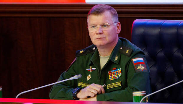 Официальный представитель министерства обороны России генерал-майор Игорь Конашенков