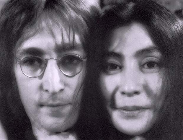 Джон Леннон и Йоко Оно. Фото / John Lennon & Yoko Ono. Photo 