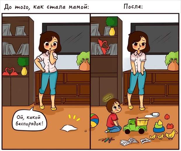 Правдивые комиксы о том, что значит быть мамой
