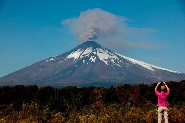 извержение вулкана Вильяррика-11