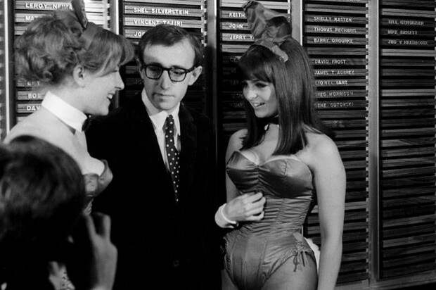 Эволюция девушек журнала Playboy: Вуди Аллен и типичные «зайчики» 60-ых – шатенки с крутыми бёдрами и пышной грудью