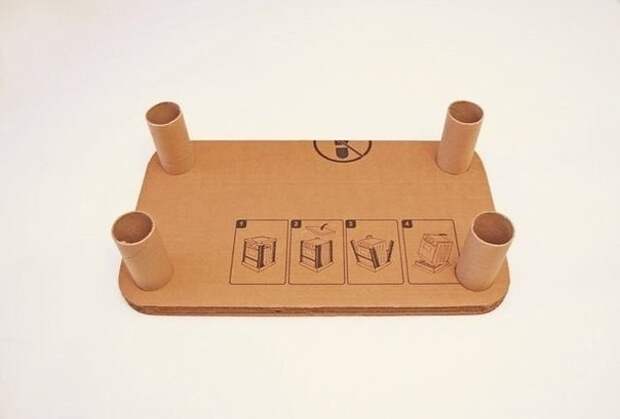 Столик из картона Столик из картона