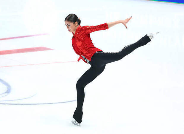 Аделия Петросян добавила четверной тулуп в произвольную программу на Олимпиаде-2026