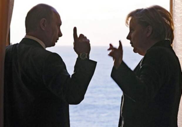 Украинцы «обиделись» на Меркель за встречу с Владимиром Путиным