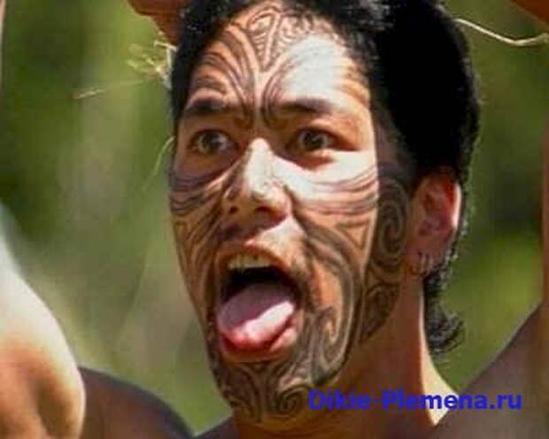 Новая Зеландия татуировки Маори