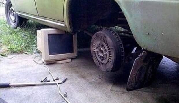 АВТОприкольные картинки для хорошего настроеия (31 шт)