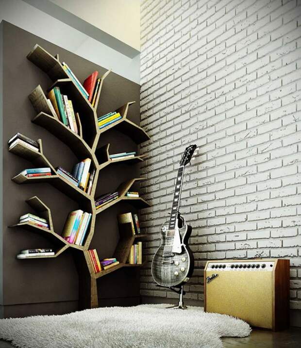 Самые креативные книжные полки