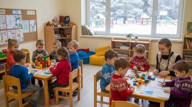 Для помощи работающим родителям: в России предложили продлить работу детсадов до 20:00