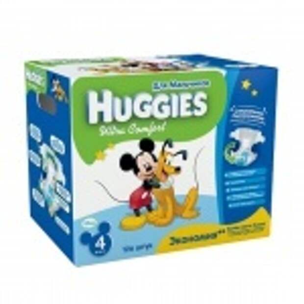 Подгузники Huggies Ultra Comfort для мальчиков 4 (8-14 кг) Disney Box 126 шт.