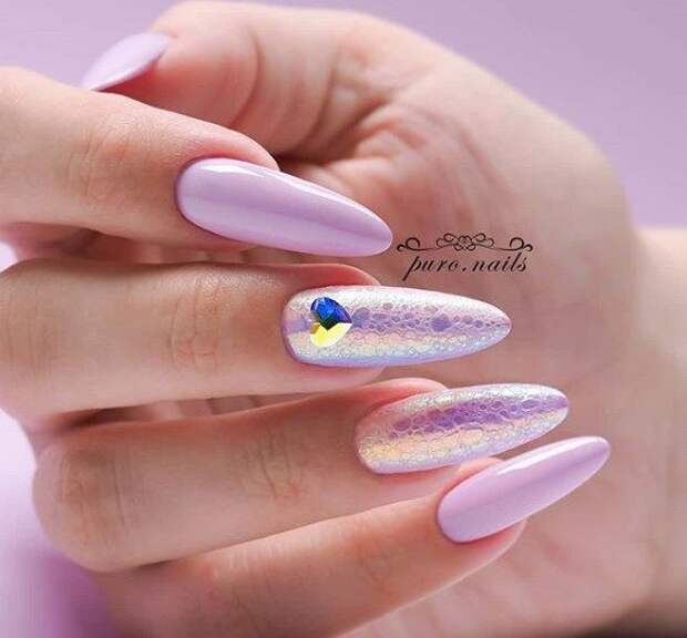 Маникюр в технике «bubbles»