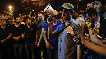 Акция протеста в Ереване