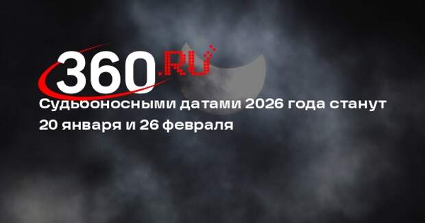 Глоба отнесла 20 января и 26 февраля к судьбоносным датам 2026 года