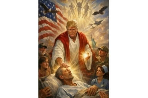 Трамп удалил из соцсетей изображение себя в образе «целителя»