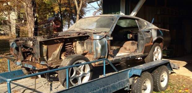Восстановление Ford Mustang 1969 ford, mustang, авто, восстановление, реставрация