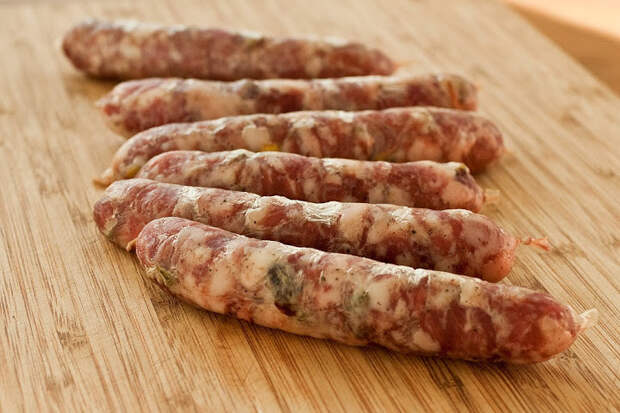 Сосиски с фисташками собственными руками  вкусно, руками, сосиски