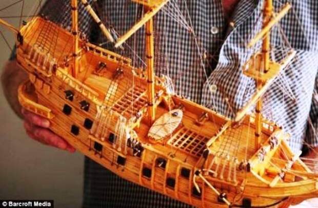Потрясающие скульптуры из спичек