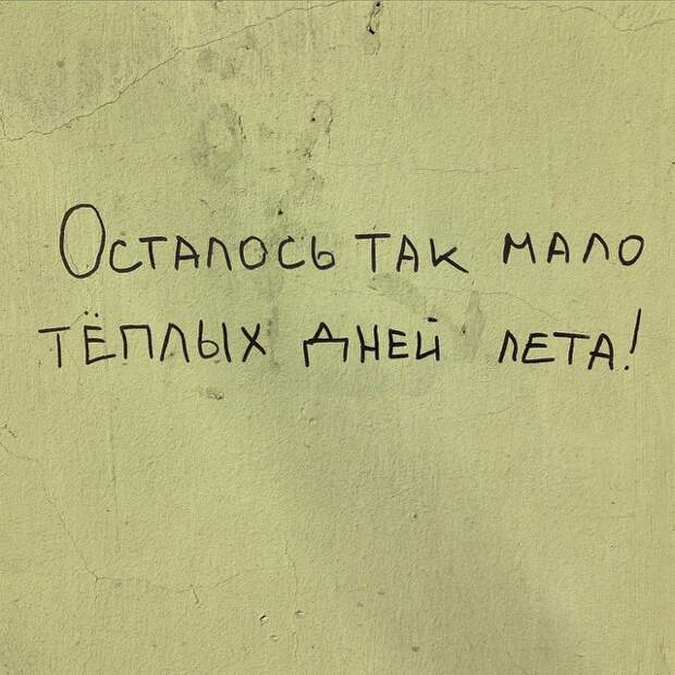 21. Немного питерского оптимизма надпись, стены