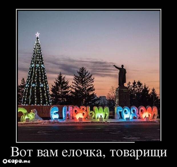 Подборка новогодних демотиваторов