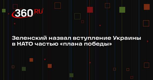 Зеленский потребовал от НАТО ускорить вступление Украины в альянс