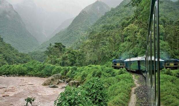 14. Hiram-Bingham Orient Express, Перу 14. Hiram-Bingham Orient Express, Перу железная дорога, поезд, путешествие