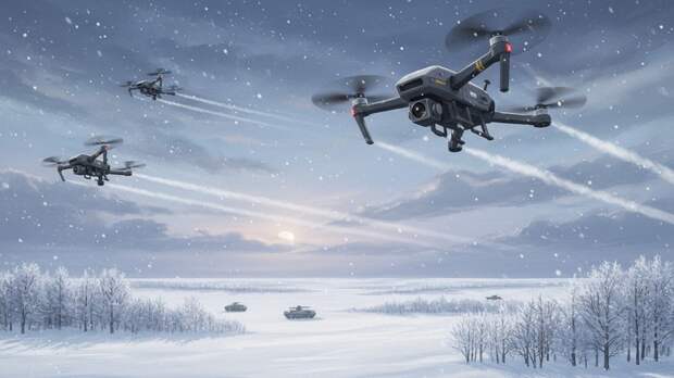 В Запорожской области при ремонте электросетей зафиксировали дроны-разведчики