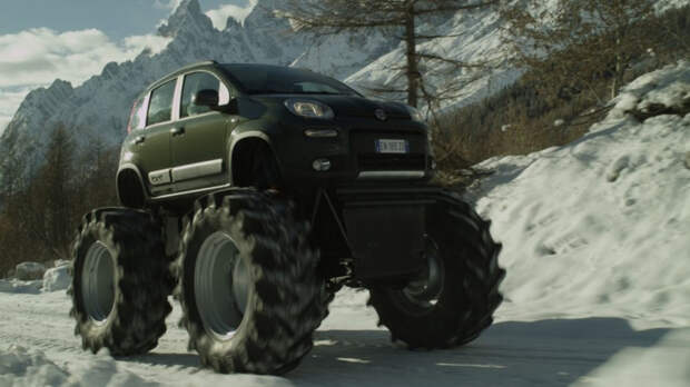 Fiat Panda бигфут, внедорожник, джип