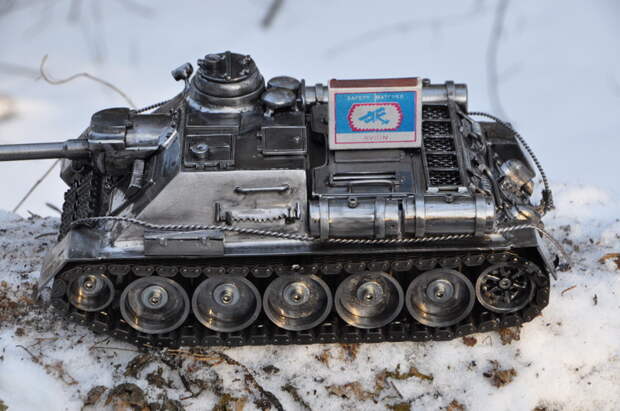 Самоходная установка времён ВОВ своими рукам, своими руками, су-100, танк