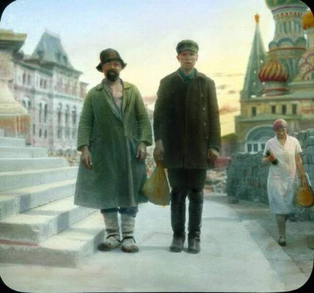 Редчайшие снимки Москвы 1931 года в цвете в цвете, история, москва, фото