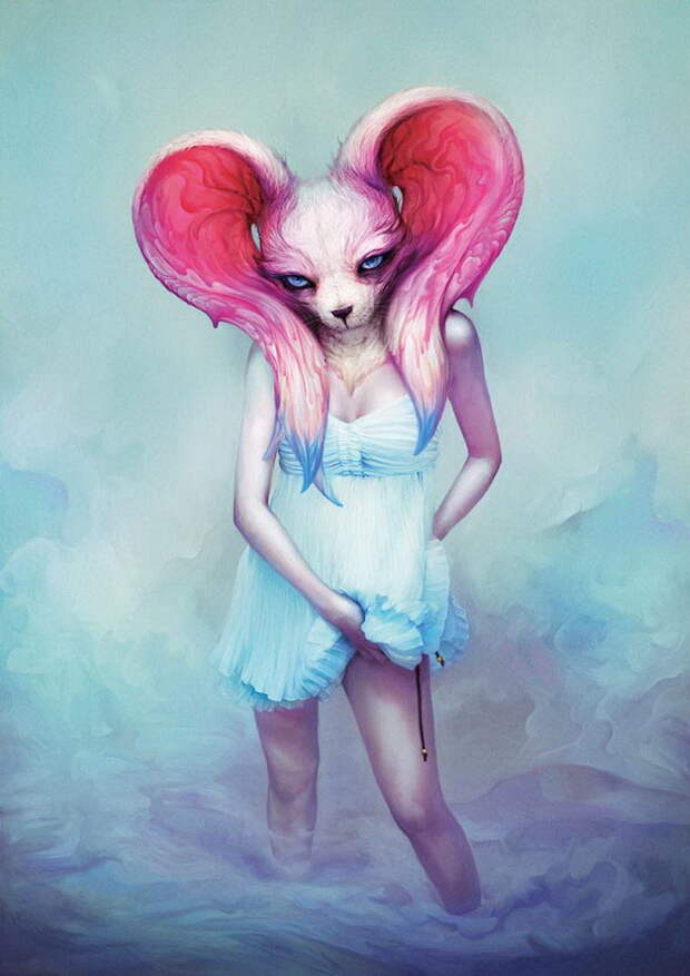 Странные картины Ryohei Hase