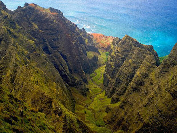 Awapuhi Trail Kauai, Гавайи природа.красота, факты
