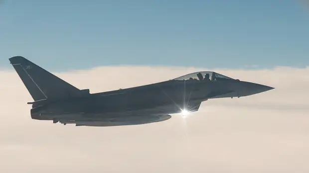 Истребители Британии сопровождали самолёты ВКС России над Эстонией