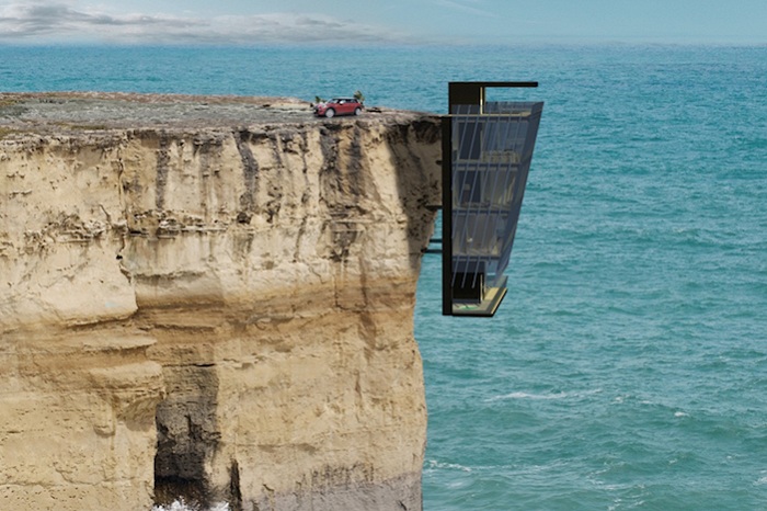 Cliff House - дом на отвесном утесе.