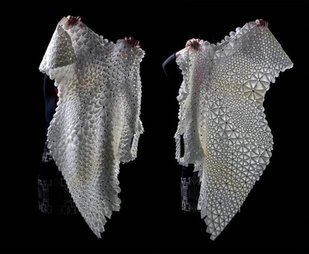 Кинематик-платье, напечатанное на 3D-принтере