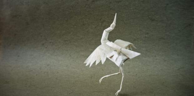 Роберт Лэнг, оригами «Танцующий журавль»