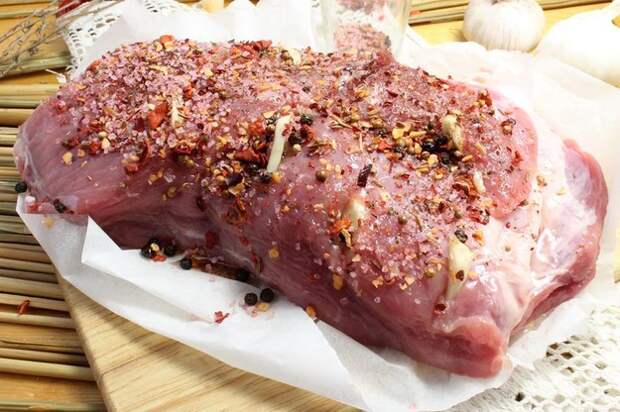 Как приготовить свинину с овощами в "рукаве"