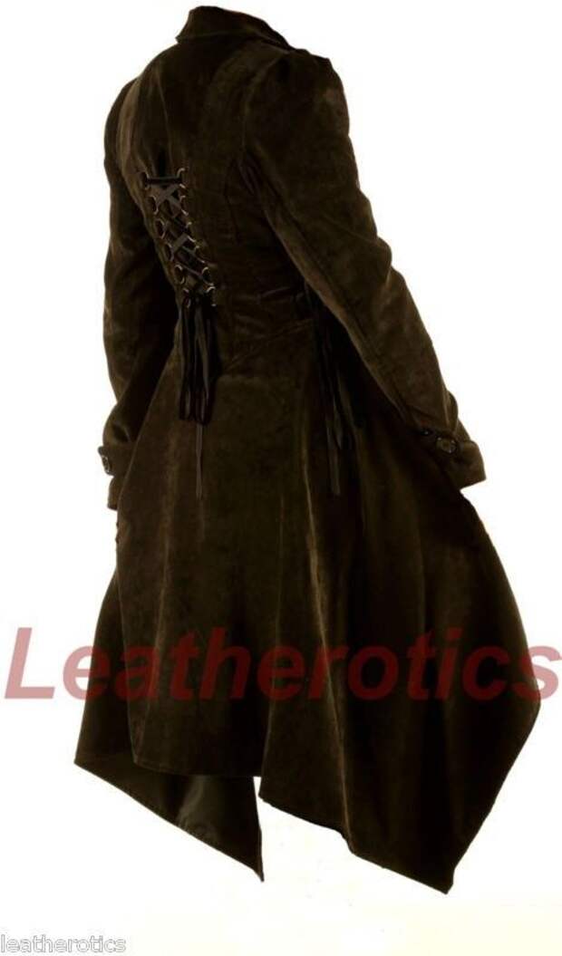 Ladies Gothic Jacket Vintage Victorian Flock