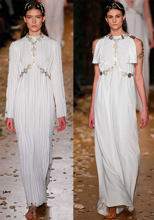 Белые платья от Valentino