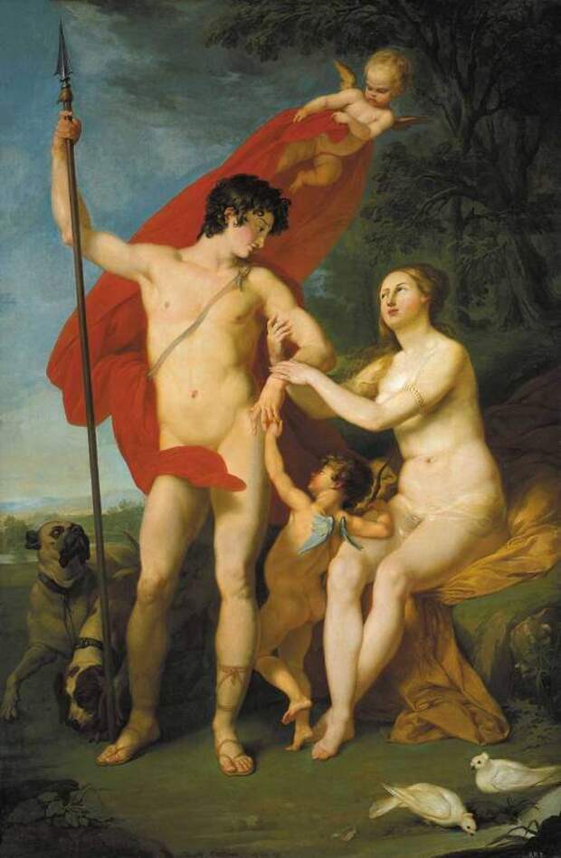Соколов Петр (1753—1791) - Венера и Адонис. 1782