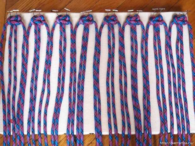 Плетение коврика из веревки (5) (700x525, 419Kb)